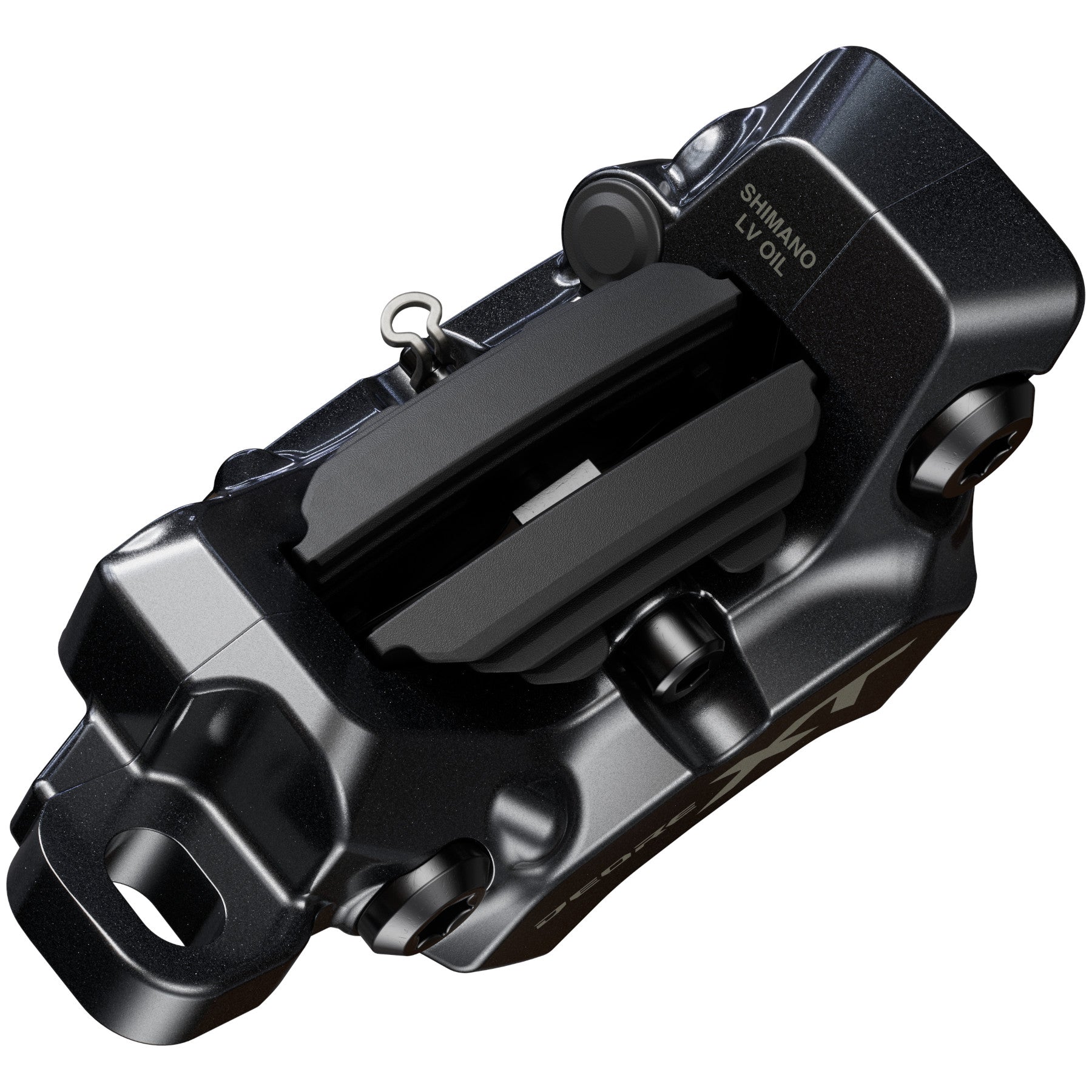 SHIMANO BR-M8220 Front Disc Brake XT Trail BL-M8200 Right Lever w/Metal Pad w/Fin